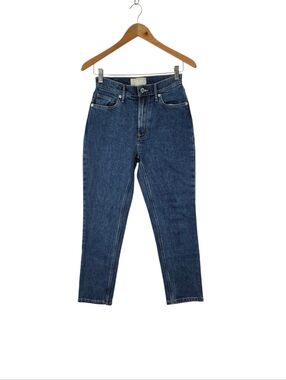 Everlane Womens Size 24 The Original Cheeky Straight Jeans Ankle Slim Cotton